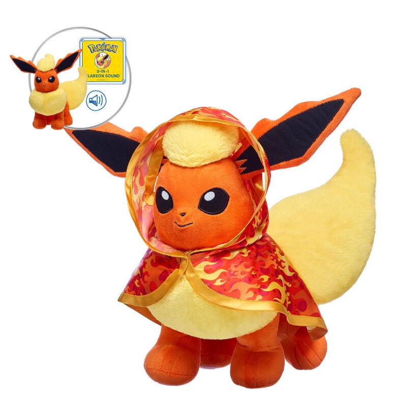 Pok&eacute;mon Flareon Plush Bundle plush by Build-A-Bear